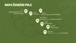 CESKE POLE MAPA